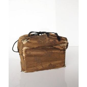 桑地 蒔絵茶箱　X023 