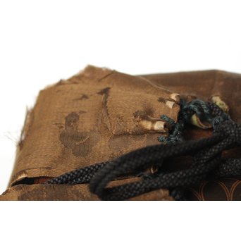 桑地 蒔絵茶箱　X023 