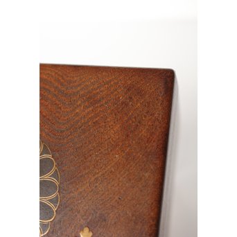 桑地 蒔絵茶箱　X023 