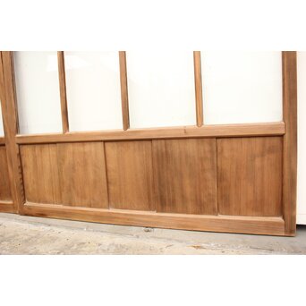 幅広白木クリアガラス戸 4枚1組　GD1152 