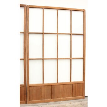 幅広白木クリアガラス戸 4枚1組　GD1152 