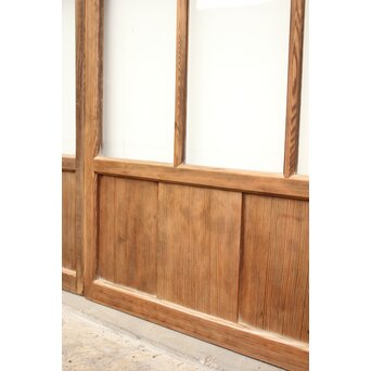 幅広白木クリアガラス戸 4枚1組　GD1152 