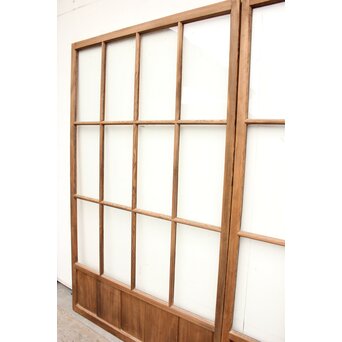 幅広白木クリアガラス戸 4枚1組　GD1152 