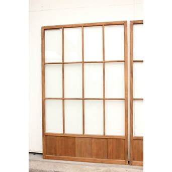 幅広白木クリアガラス戸 4枚1組　GD1152 