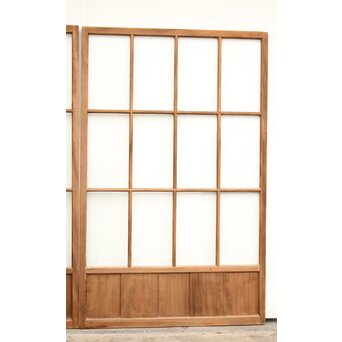 幅広白木クリアガラス戸 4枚1組　GD1152 