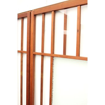 障子戸風デザインのガラス戸 4枚1組　GD1158 