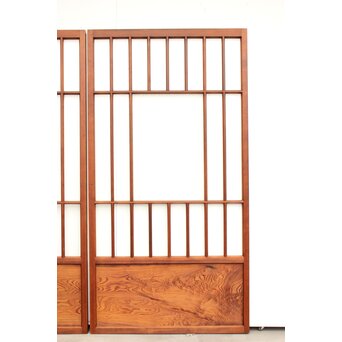 障子戸風デザインのガラス戸 4枚1組　GD1158 