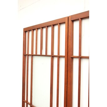 障子戸風デザインのガラス戸 4枚1組　GD1158 