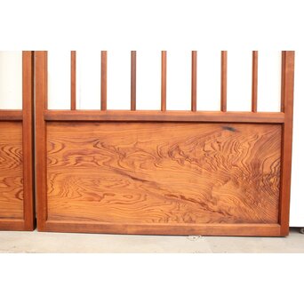 障子戸風デザインのガラス戸 4枚1組　GD1158 