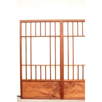 障子戸風デザインのガラス戸 4枚1組　GD1158 