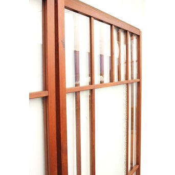 障子戸風デザインのガラス戸 4枚1組　GD1158 