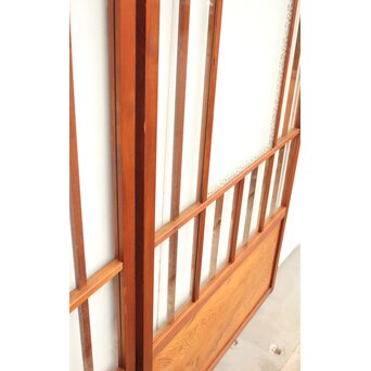 障子戸風デザインのガラス戸 4枚1組　GD1158 