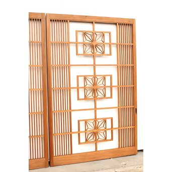 組子の中型建具 2枚1組　R2285 