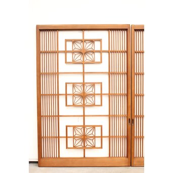 組子の中型建具 2枚1組　R2285 