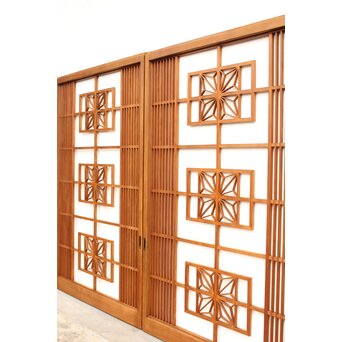 組子の中型建具 2枚1組　R2285 