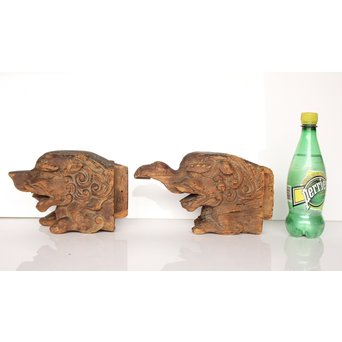 象の木鼻 2個1組　X025 