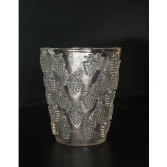 René Lalique ルネ・ラリック 葡萄紋水指　Y004