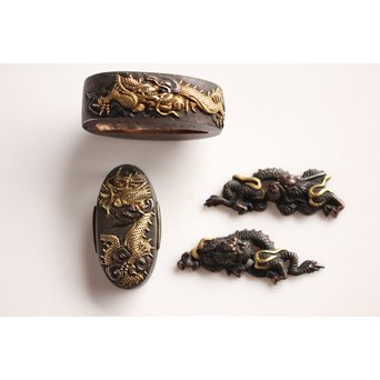 後藤仙乗 刀装具/縁頭/目貫　M039