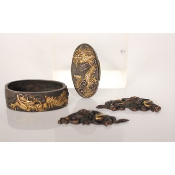 後藤仙乗 刀装具/縁頭/目貫　M039 