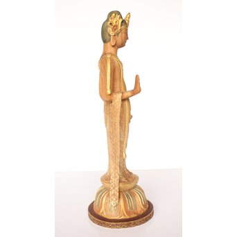 佐藤助雄 彫塑家/仏師 観世音菩薩立像　X031 