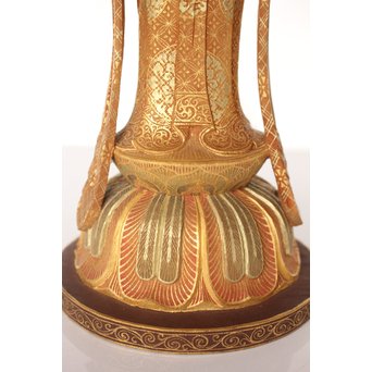 佐藤助雄 彫塑家/仏師 観世音菩薩立像　X031 