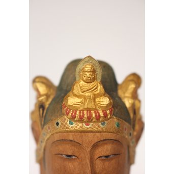 佐藤助雄 彫塑家/仏師 観世音菩薩立像　X031 