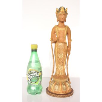 佐藤助雄 彫塑家/仏師 観世音菩薩立像　X031 