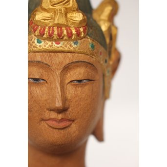 佐藤助雄 彫塑家/仏師 観世音菩薩立像　X031 