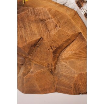 宮本理三郎 木彫彩色【鷹】 X032 