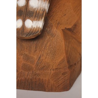 宮本理三郎 木彫彩色【鷹】 X032 