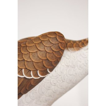 宮本理三郎 木彫彩色【鷹】 X032 