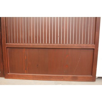 障子付 細身平格子戸 2枚1組　L926 