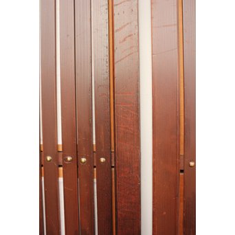 障子付 細身平格子戸 2枚1組　L926 