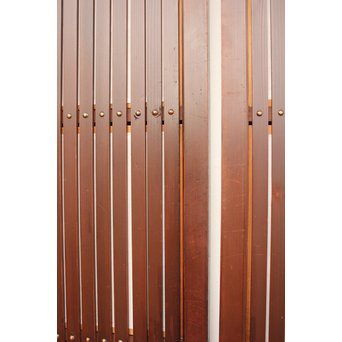 障子付 細身平格子戸 2枚1組　L926 