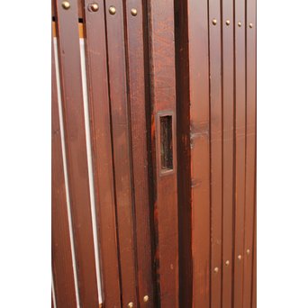 障子付 細身平格子戸 2枚1組　L926 