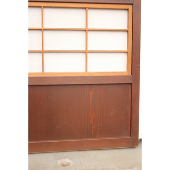 障子付 細身平格子戸 2枚1組　L926 