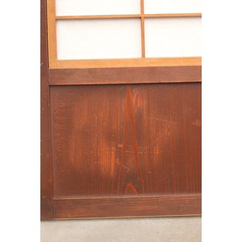 障子付 細身平格子戸 2枚1組　L926 