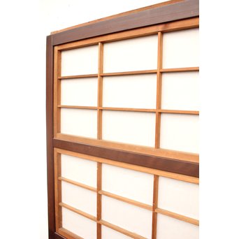 障子付 細身平格子戸 2枚1組　L926 