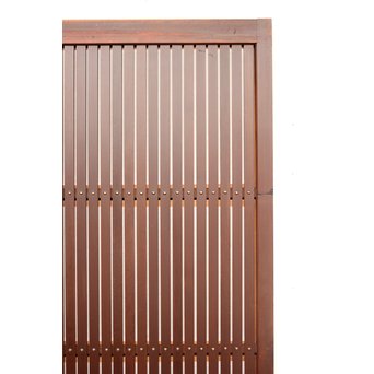 障子付 細身平格子戸 2枚1組　L926 