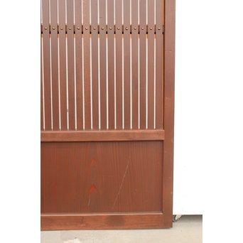 障子付 細身平格子戸 2枚1組　L926 