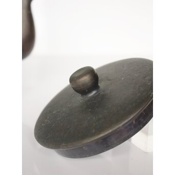 玉川堂 鎚起銅製 甕垂文湯沸/銅瓶 アケビ蔓弦　M042 