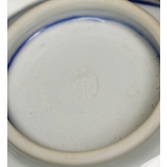 初代 三浦竹泉 青華漢詩竹図 茶器 茶瓶 急須　P033 