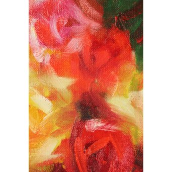 山本彪一 薔薇 5号 油絵　Z030 