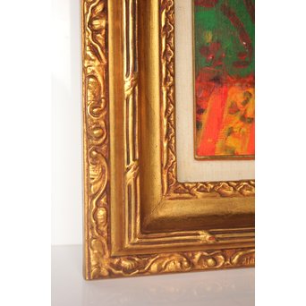 山本彪一 薔薇 5号 油絵　Z030 