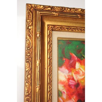 山本彪一 薔薇 5号 油絵　Z030 