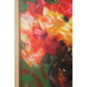 山本彪一 薔薇 5号 油絵　Z030 