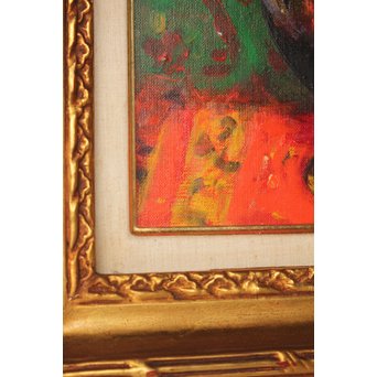 山本彪一 薔薇 5号 油絵　Z030 