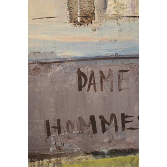 増田誠 パリ巴里 10号 油絵　Z031 