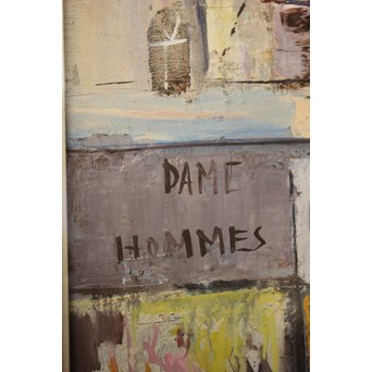 増田誠 パリ巴里 10号 油絵　Z031 