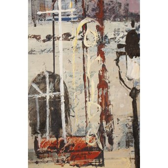 増田誠 パリ巴里 10号 油絵　Z031 